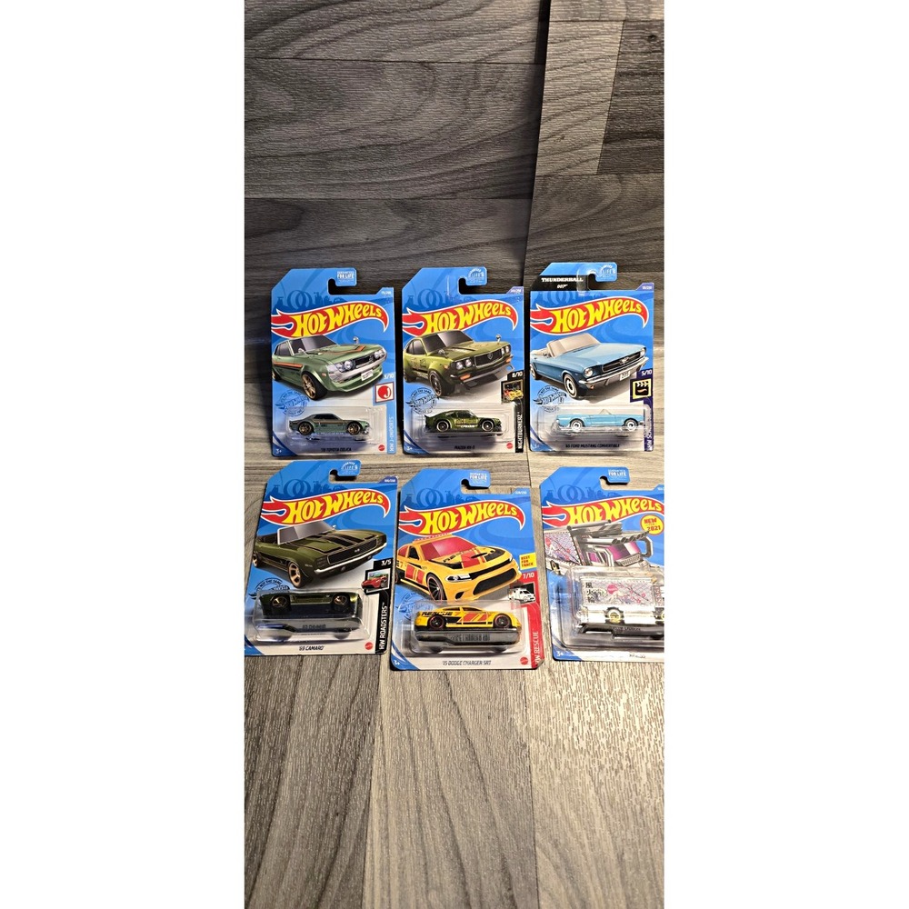 Hot Wheels Diecast Cars 1:64 Lot Of 6 Unopened